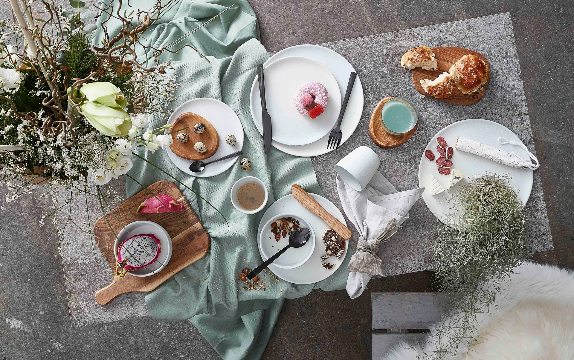 Raw bestikksett 60 deler, Black Aida