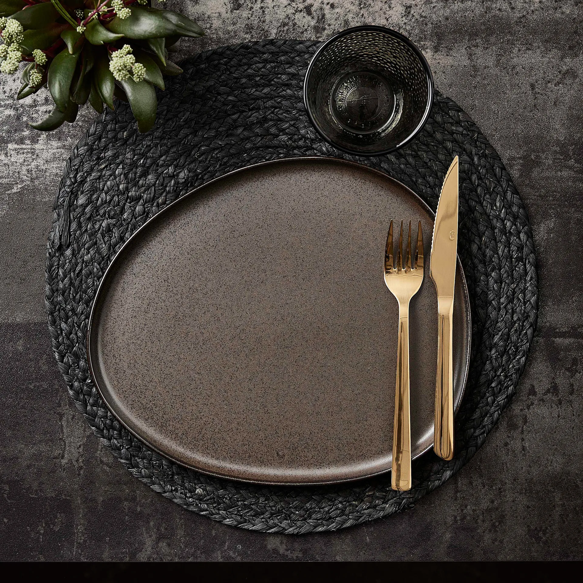 Raw biffkniv 4-pakning, Gull Aida