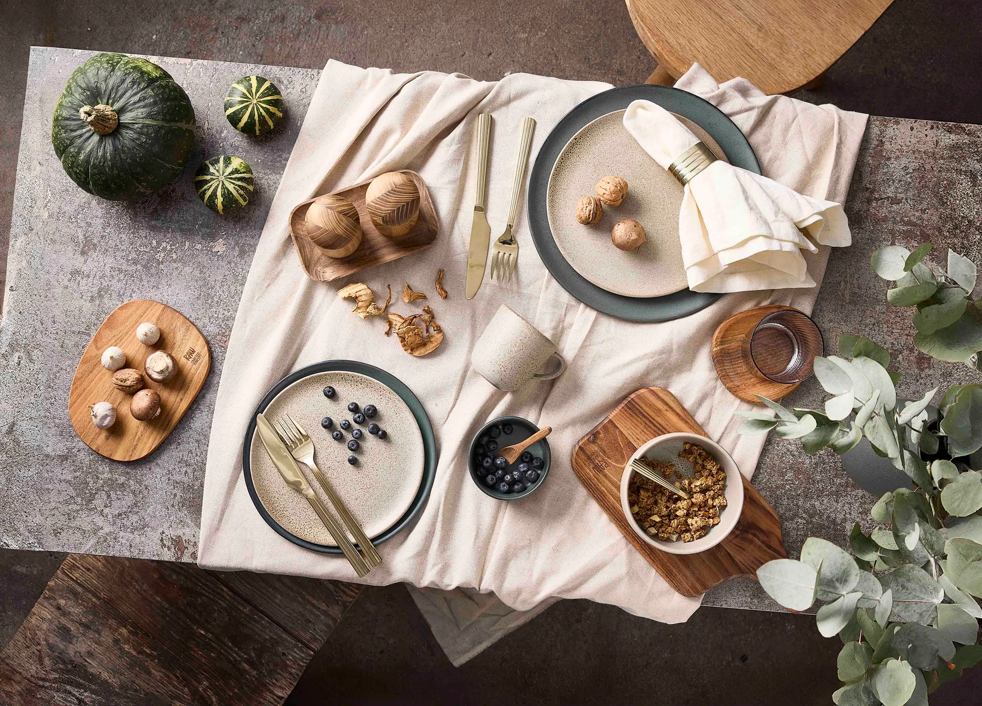 Raw brett 10x17 cm, Teak Aida