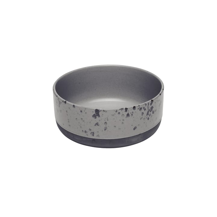 Raw dyp skål keramikk - grå med prikker - Aida