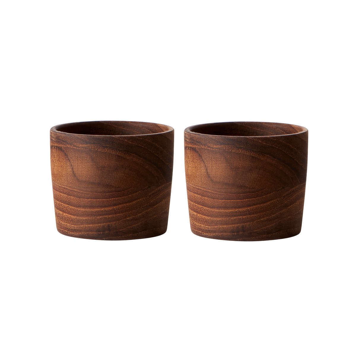 RAW eggekopper i teak, 2 stk