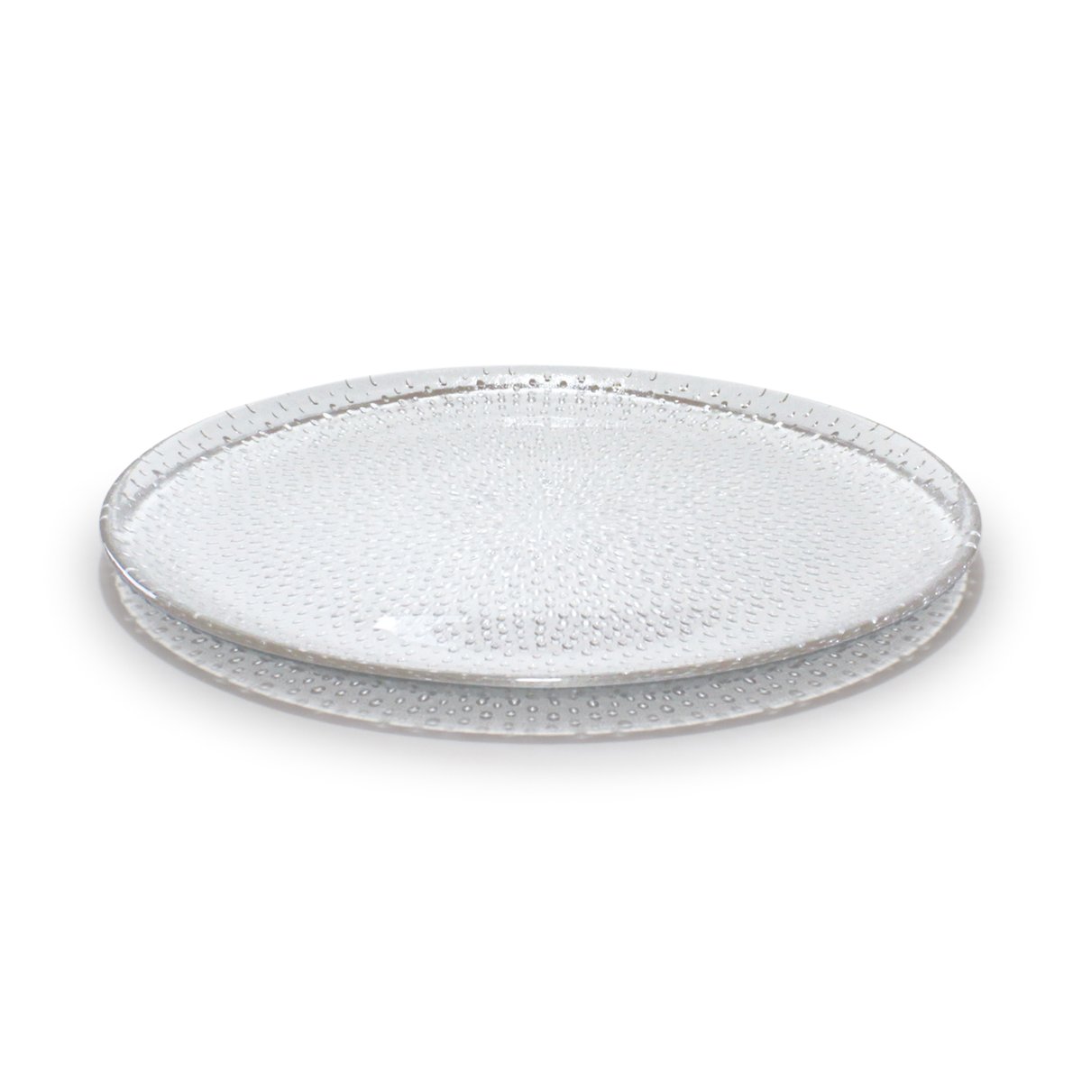 Aida Raw glasstallerken Ø22,5 cm Klar
