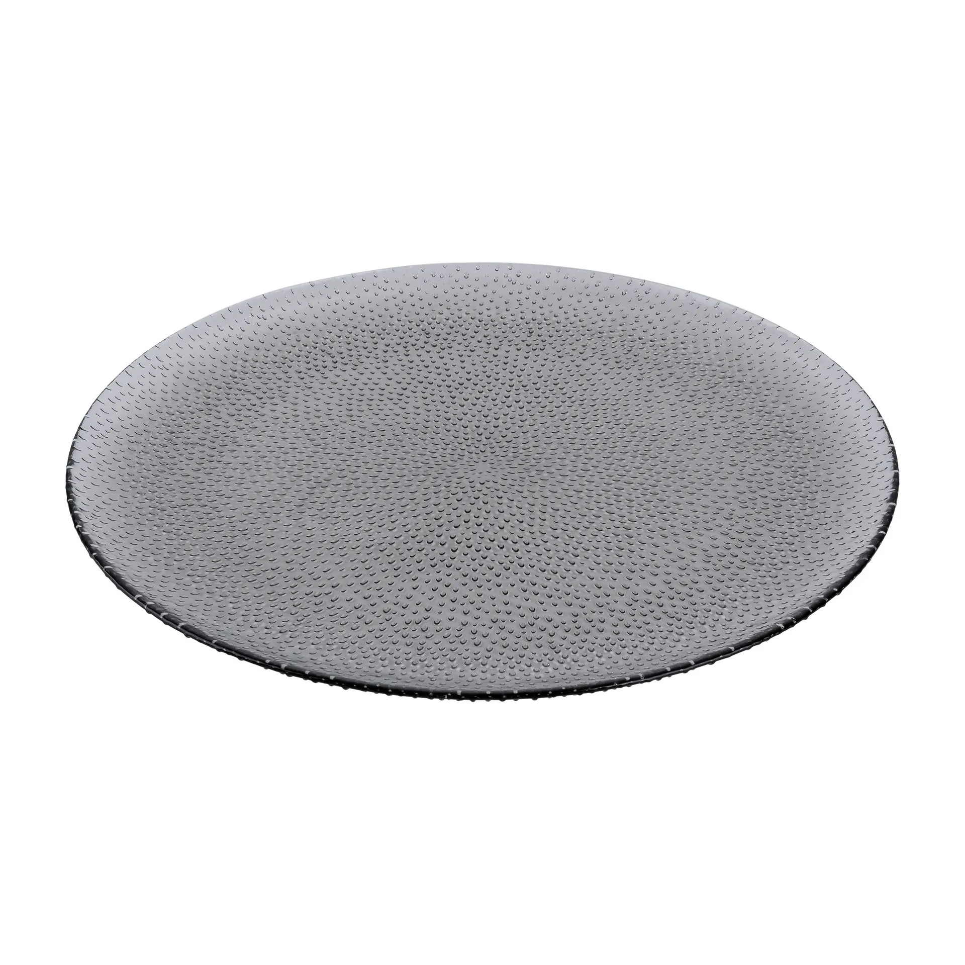 Raw glasstallerken Ø27 cm, Smoke Aida