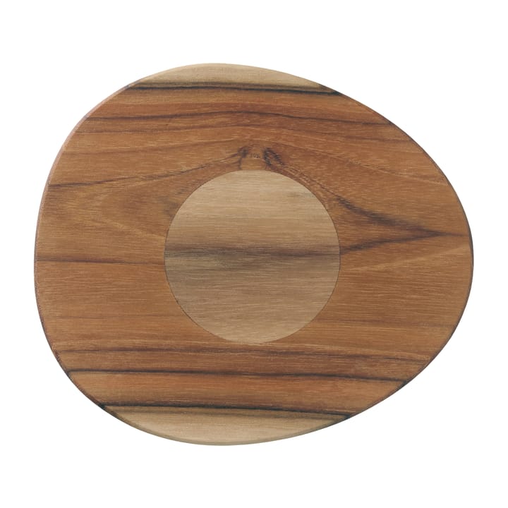 Raw gryteunderlag magnetisk 15 x 17,5 cm - Teak - Aida