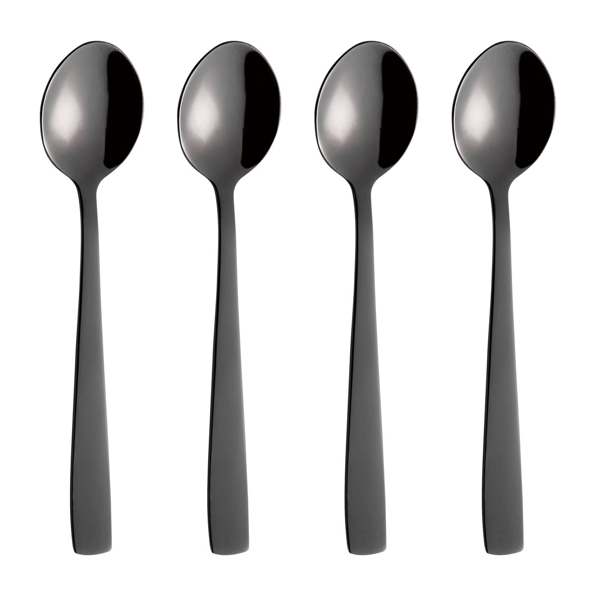 Aida Raw kaffeskje 4-pakning Sort