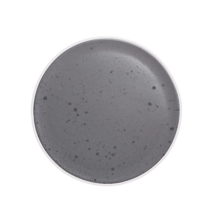 Raw kakefat 34 cm - grå med prikker - Aida