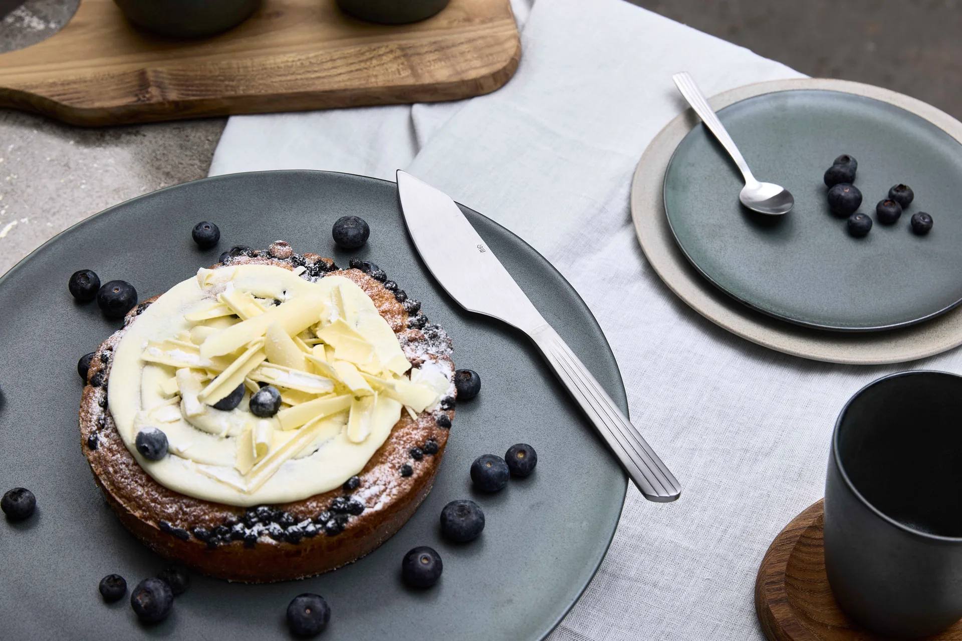 Raw kakekniv, Stål matt Aida