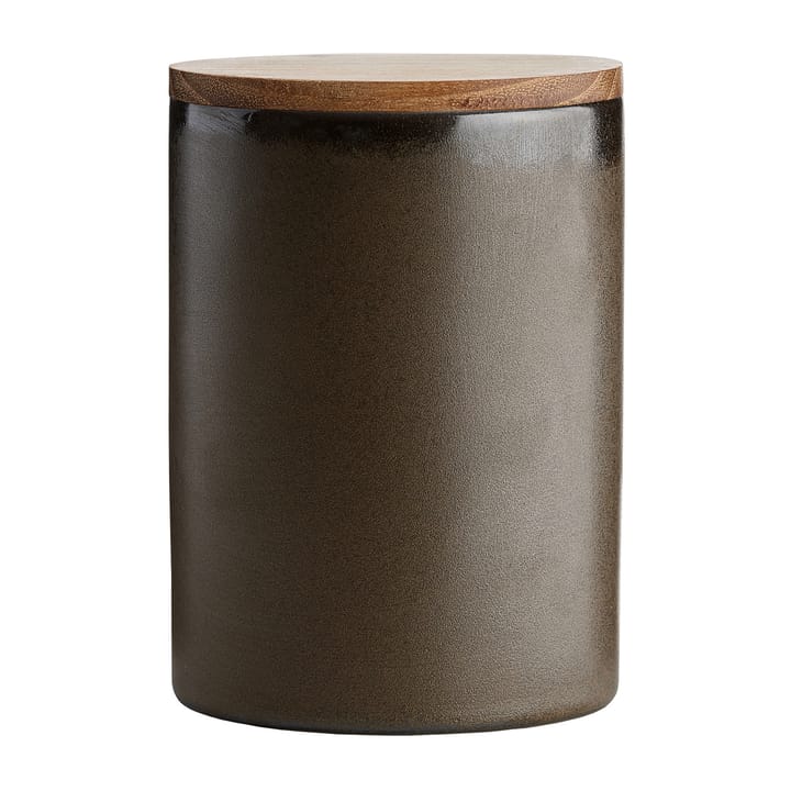 Raw oppbevaringsboks med lokk 15 cm - Metallic brown - Aida