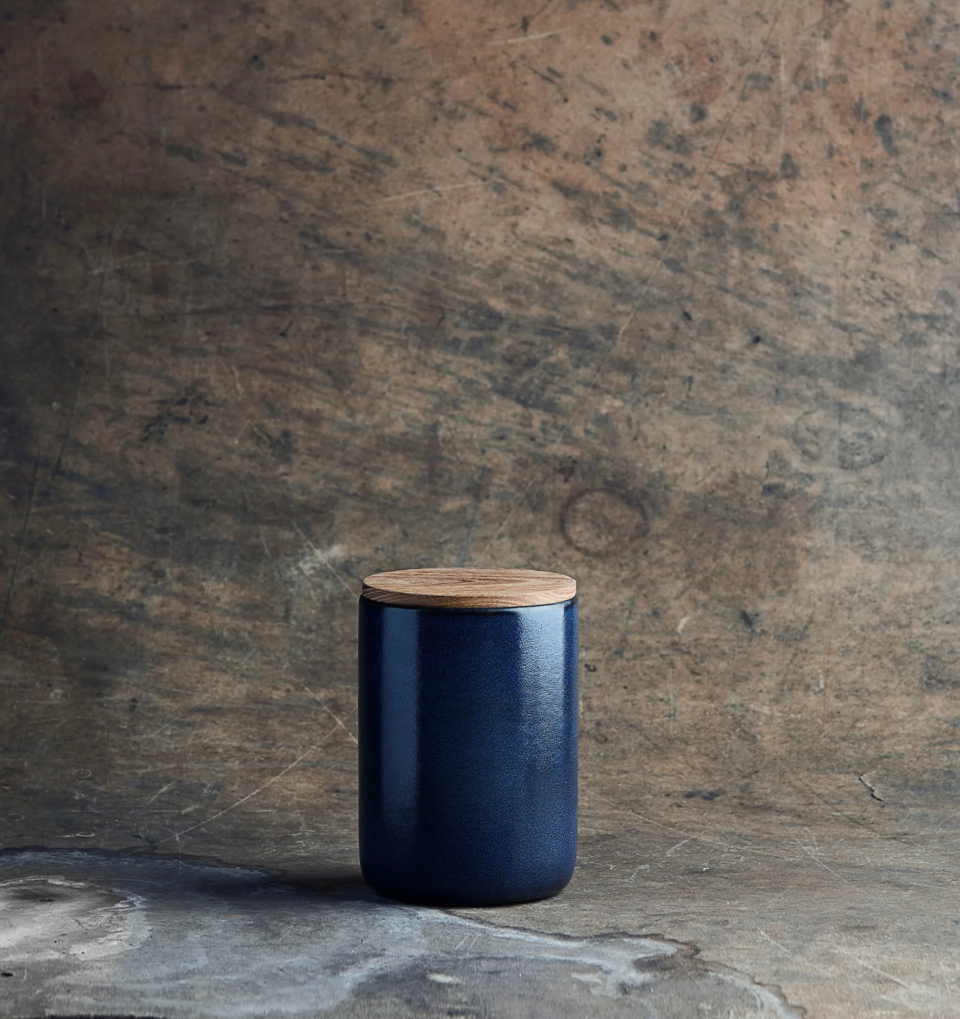 Raw oppbevaringsboks med lokk 15 cm, Midnight blue Aida