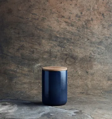 Raw oppbevaringsboks med lokk 15 cm - Midnight blue - Aida