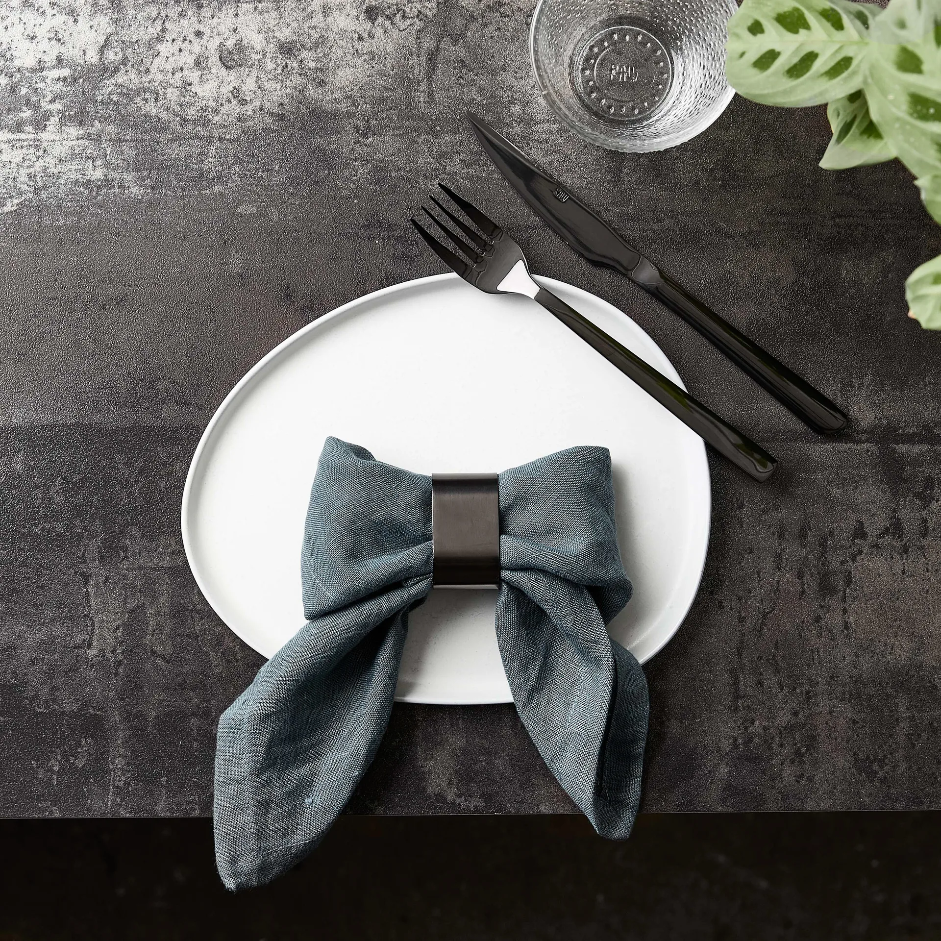 Raw Organic lunsjtallerken 24 x 21 cm, Arctic White Aida