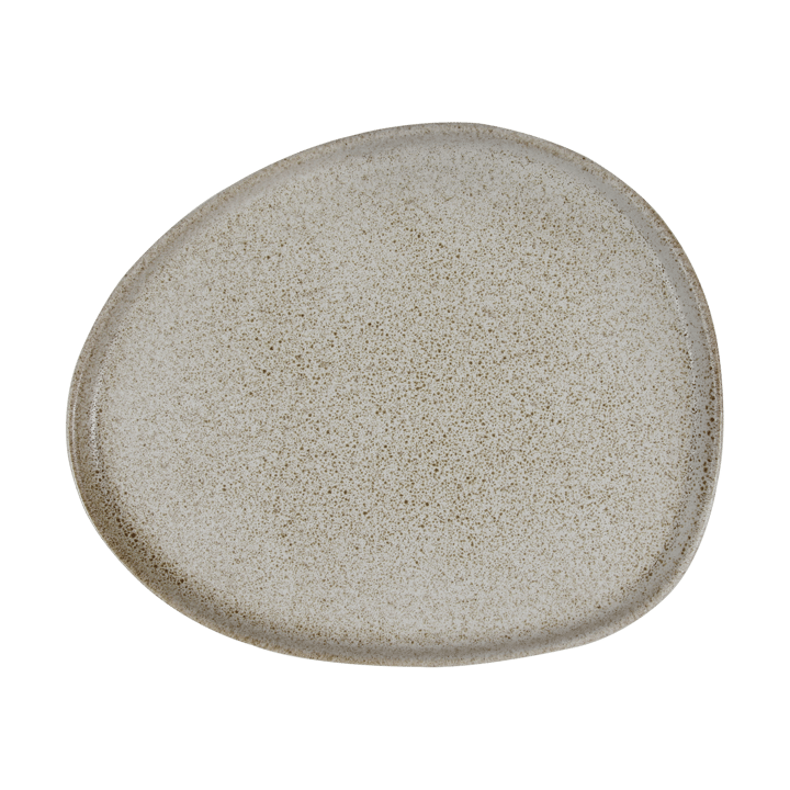 Raw Organic lunsjtallerken 24 x 21 cm - Sandy beige - Aida