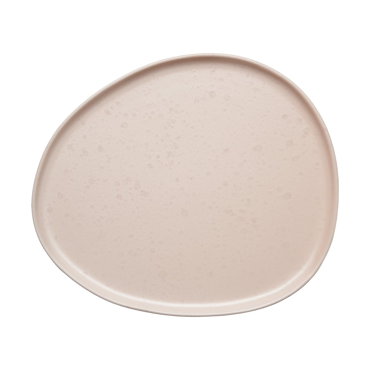 Aida Raw Organic tallerken 29 x 25 cm Nordic Nude | Skandinavisk Design | Middagstallerkener | Rosa