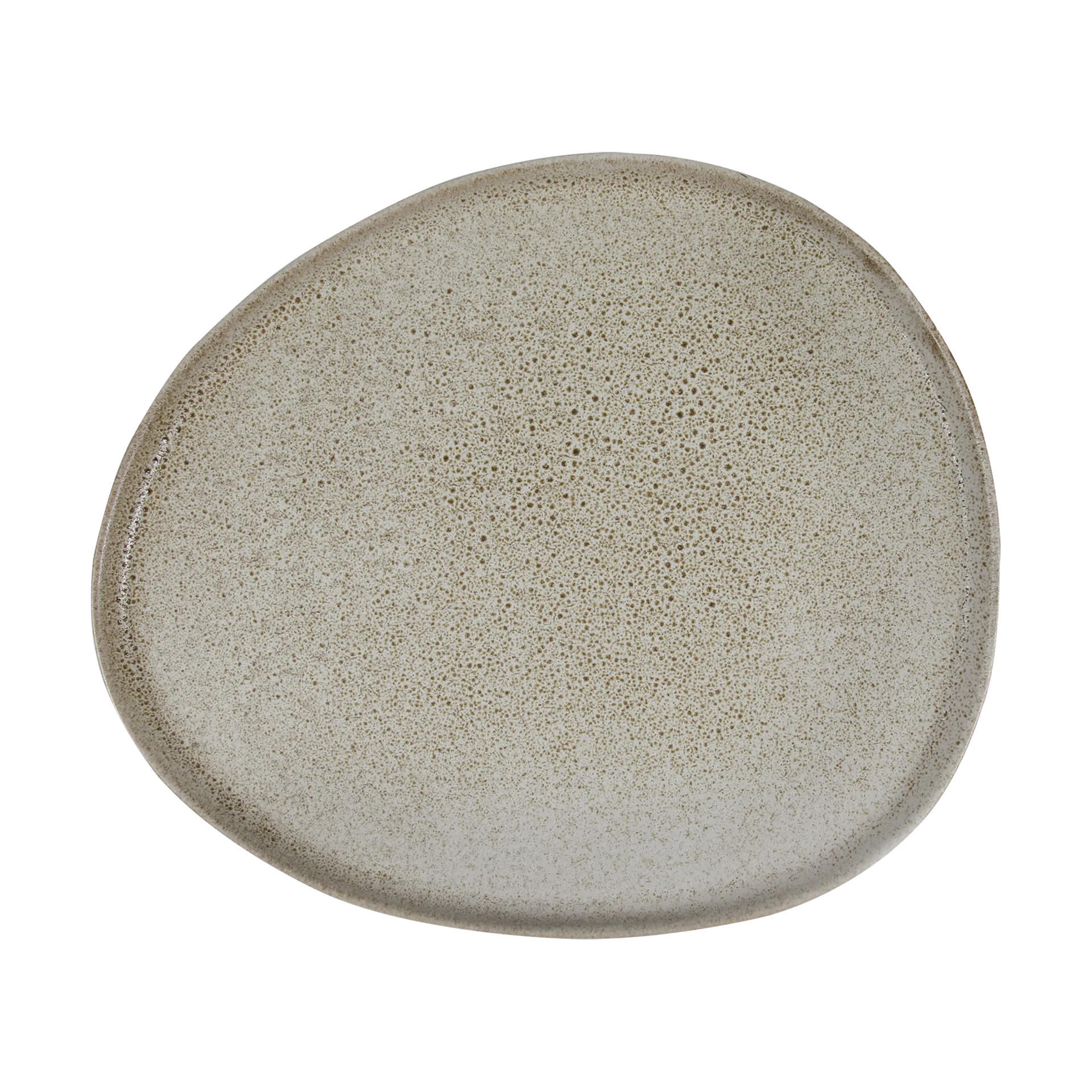 Raw Organic tallerken 29 x 25 cm, Sandy beige Aida