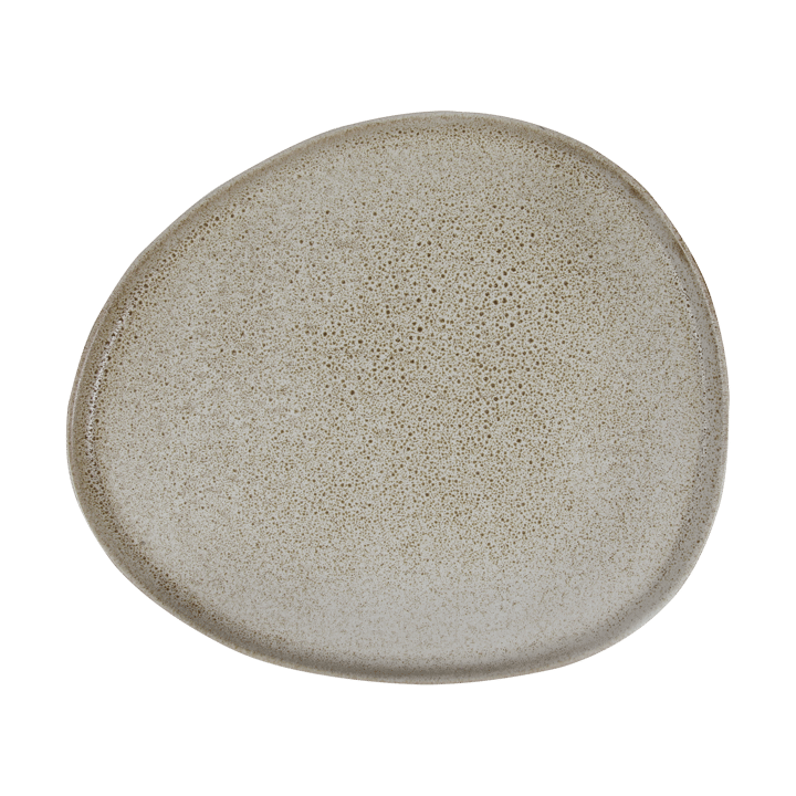 Raw Organic tallerken 29 x 25 cm - Sandy beige - Aida