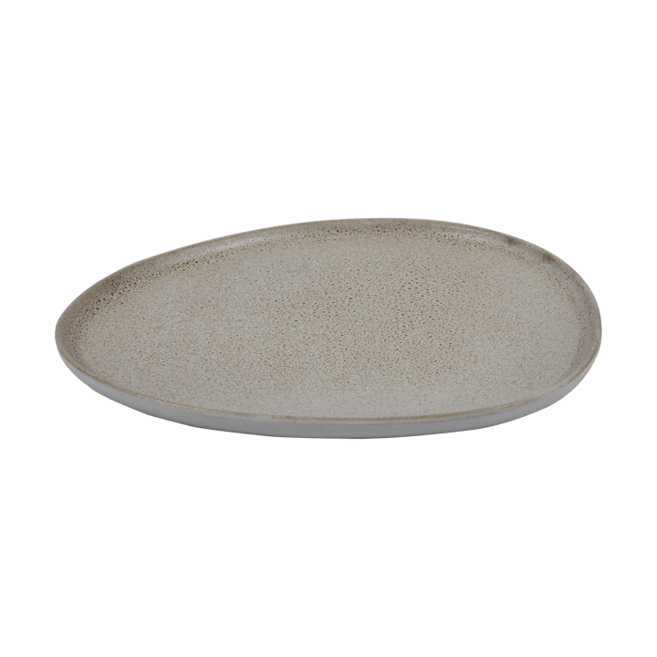 Raw Organic tallerken 29 x 25 cm, Sandy beige Aida