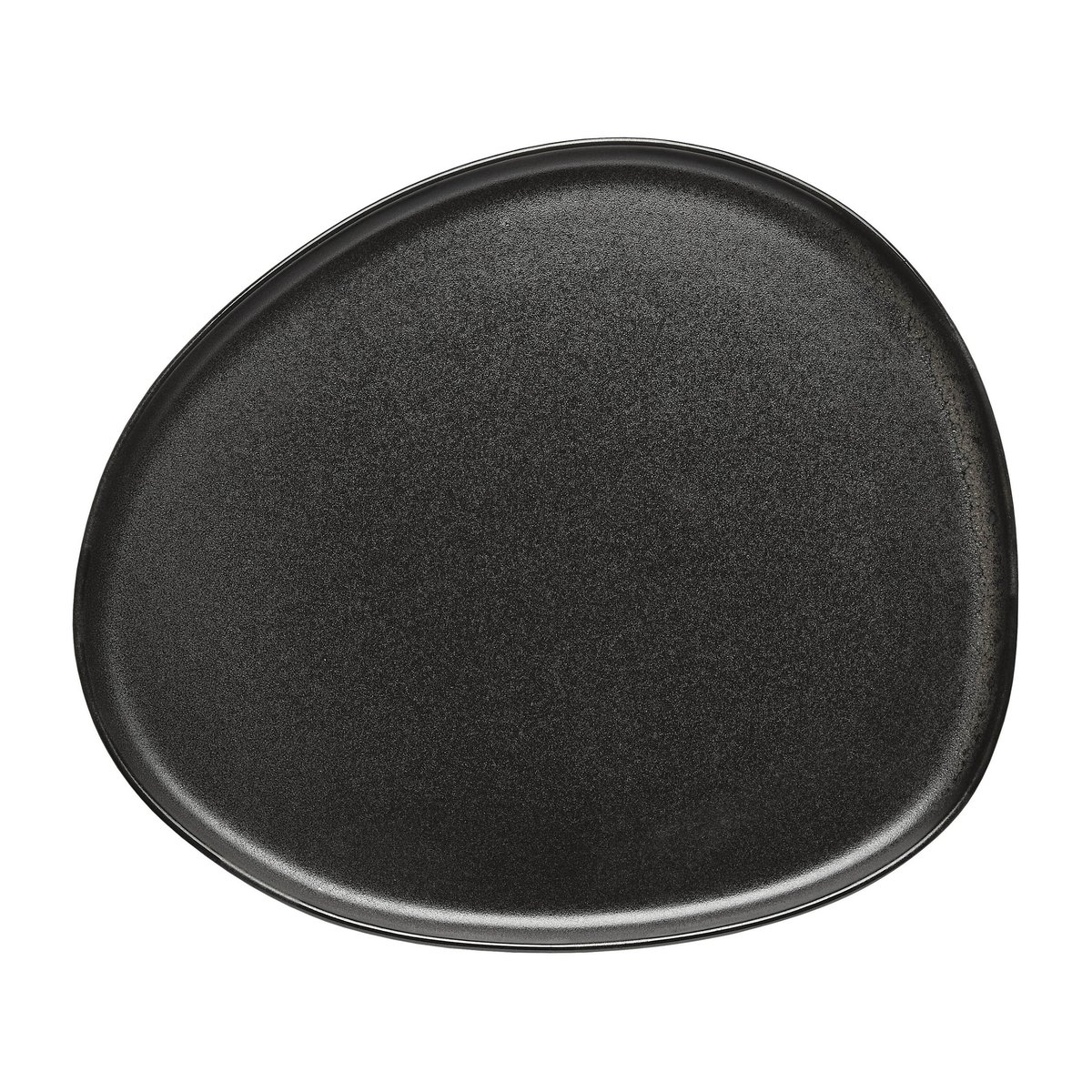Aida Raw Organic tallerken 29 x 25 cm Titanium Black
