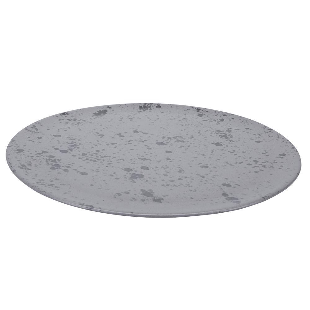 Aida Raw serveringsfat Ø34 cm grå med prikker