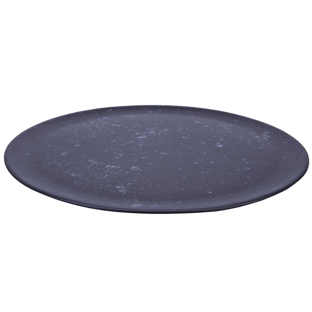 Aida Raw serveringsfat Ø34 cm sort med prikker