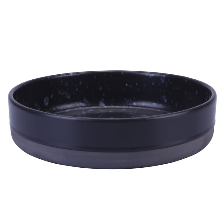 Raw serveringsskål diameter 30 cm - sort med prikker - Aida