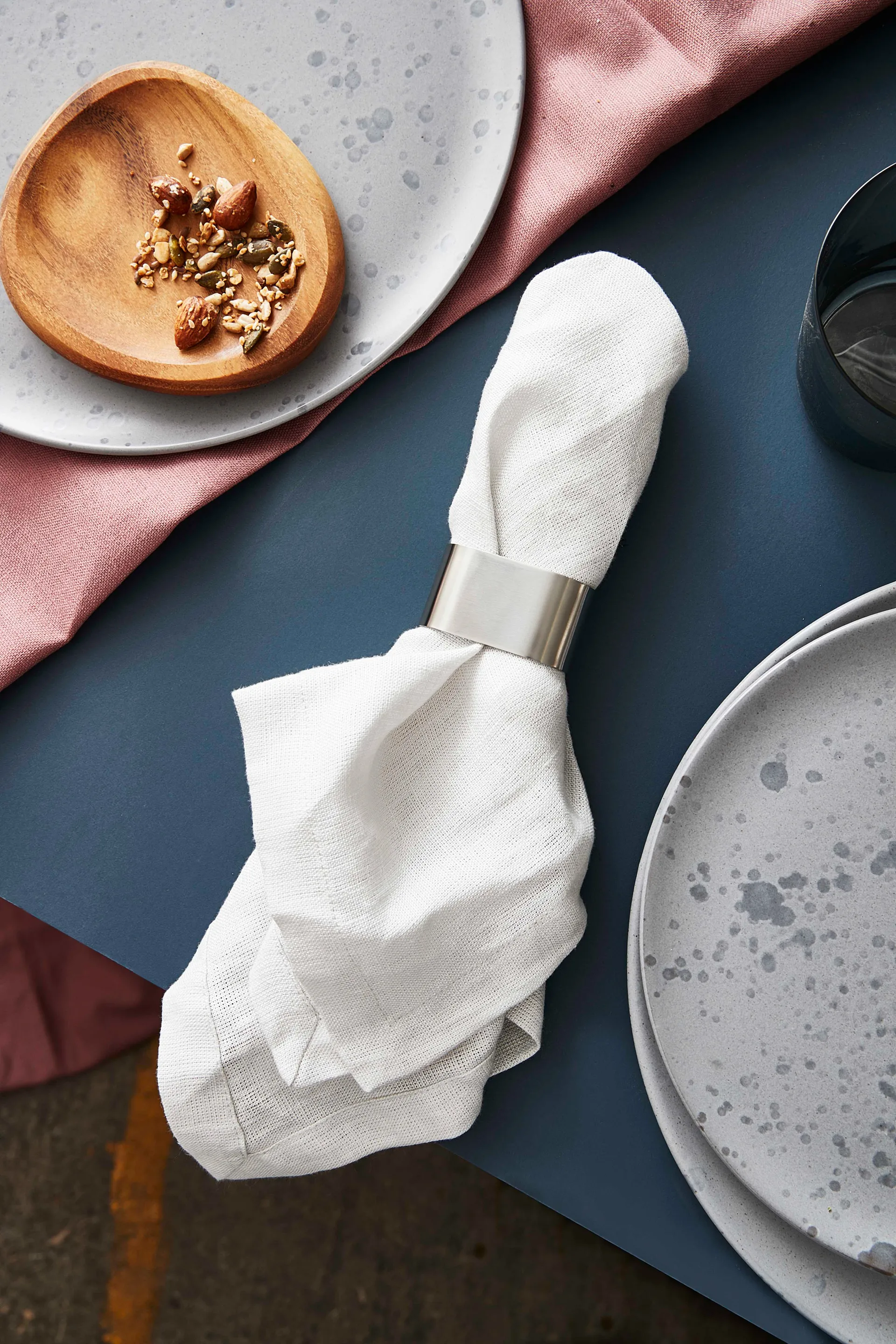 Raw serviettholder 4-pakning, Stainless steel Aida