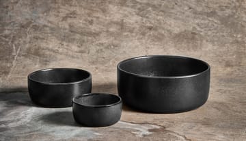 Raw skål 3 deler - Titanium Black - Aida