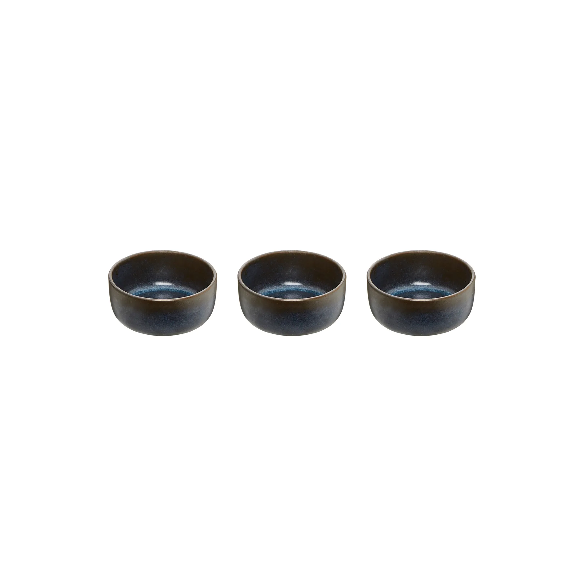 Raw skål mini Ø7,5 cm 3-stk., Midnight blue Aida
