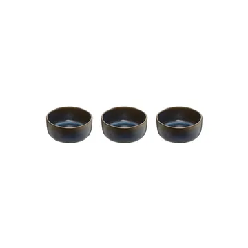 Raw skål mini Ø7,5 cm 3-stk. - Midnight blue - Aida
