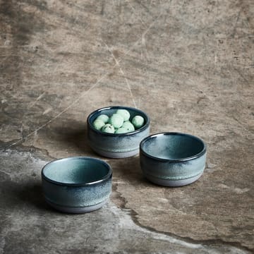 Raw skål mini Ø7,5 cm 3-stk. - Northern green - Aida
