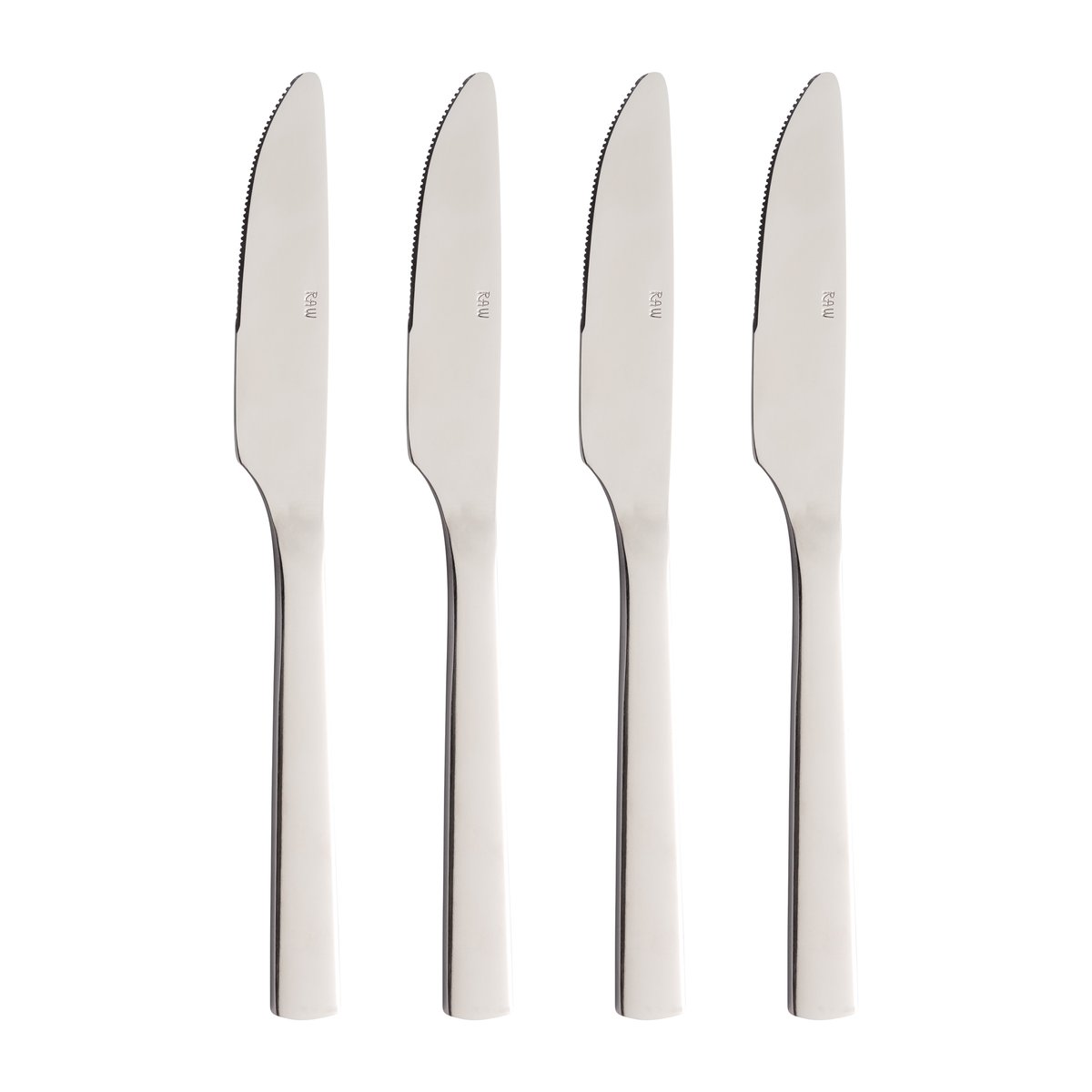Aida Raw spisekniv 4-pakning Rustfritt stål