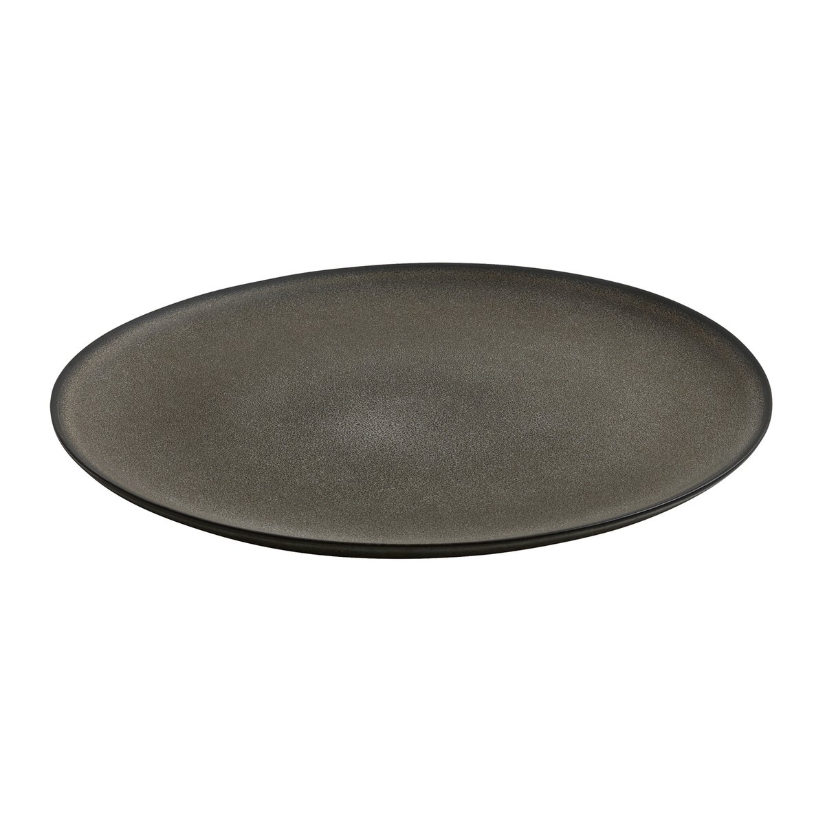 Aida Raw tallerken 23 cm Forest brown | Skandinavisk Design | Middagstallerkener | Brun