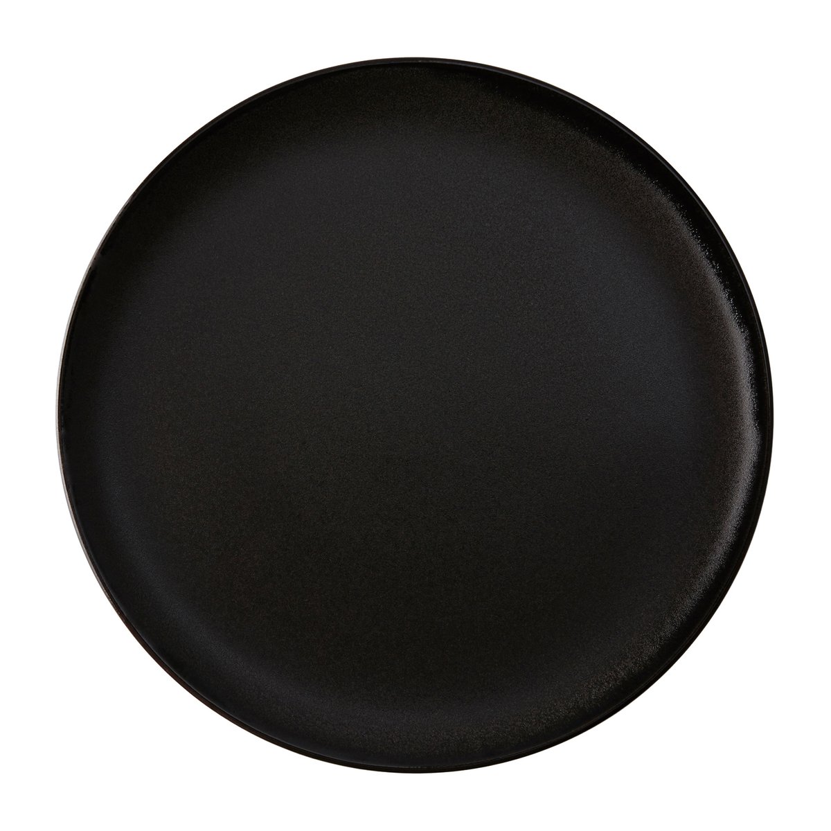 Aida Raw tallerken 23 cm Titanium black | Skandinavisk Design | Middagstallerkener | Svart