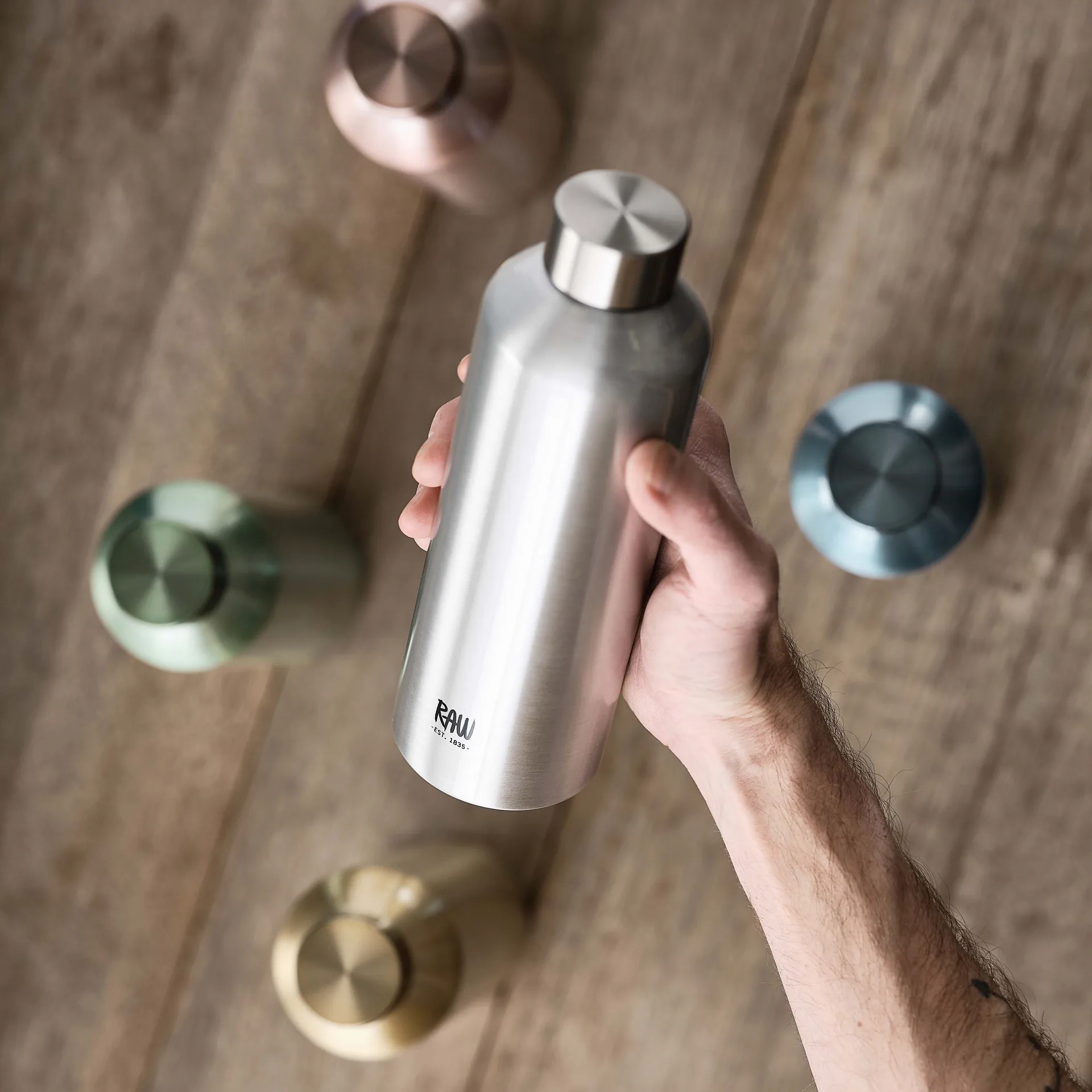 Raw To Go aluminiumflaske 0,75 L, Aluminum Aida