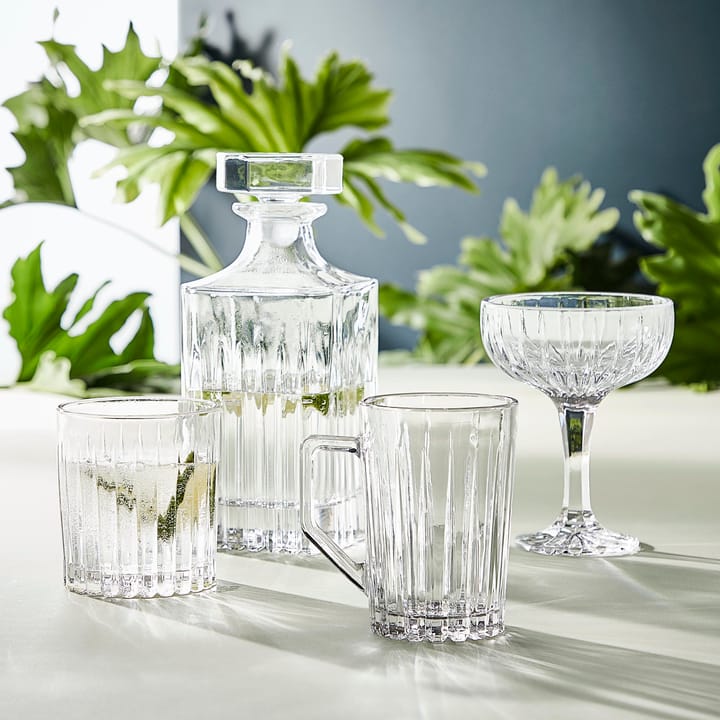 Relief champagneglass 4-stk., Klar Aida