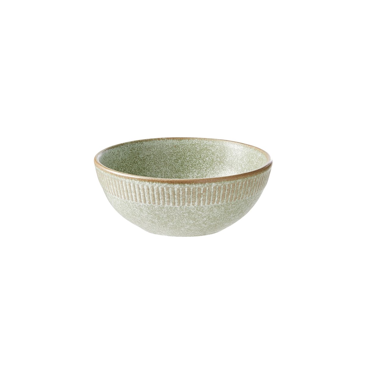 Aida Relief skål Ø14 cm Grønn
