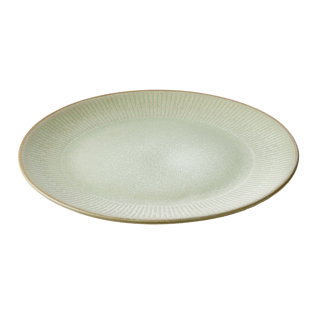 Aida Relief tallerken 27 cm Grønn