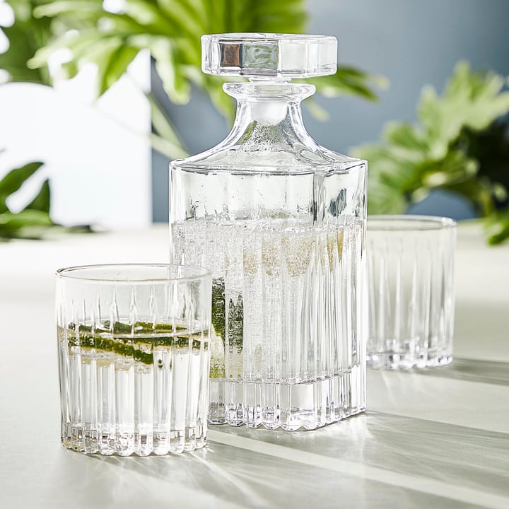 Relief whiskyglass 31 cl 4-stk., Klar Aida