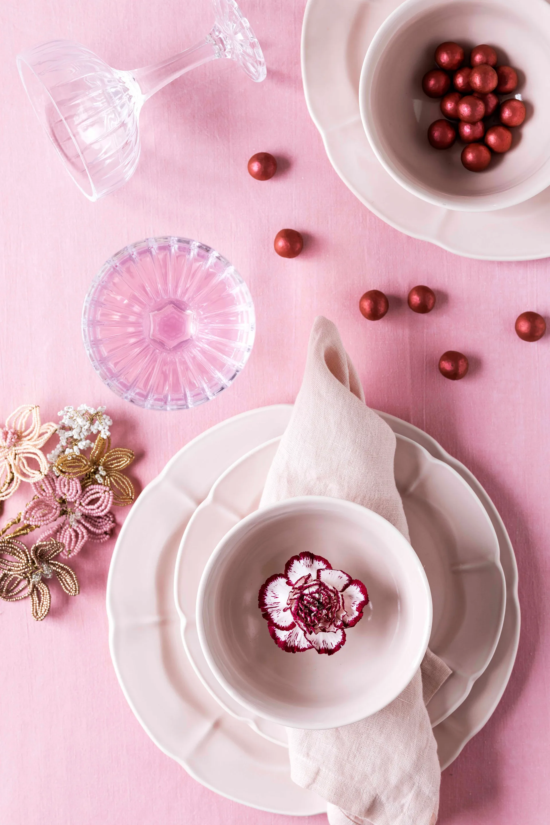 Søholm Solvej asjett 22 cm, Soft pink Aida