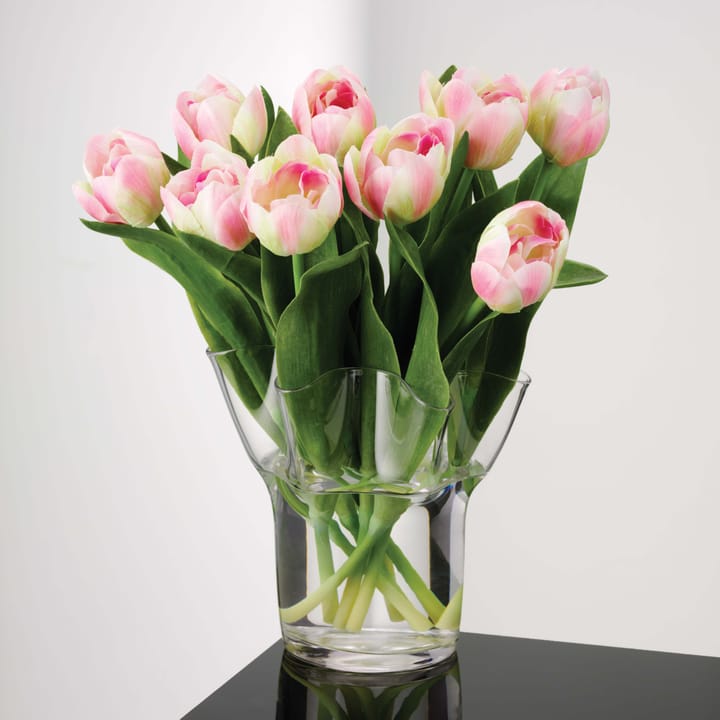 Tulip vase 20 cm - Klar - Aida