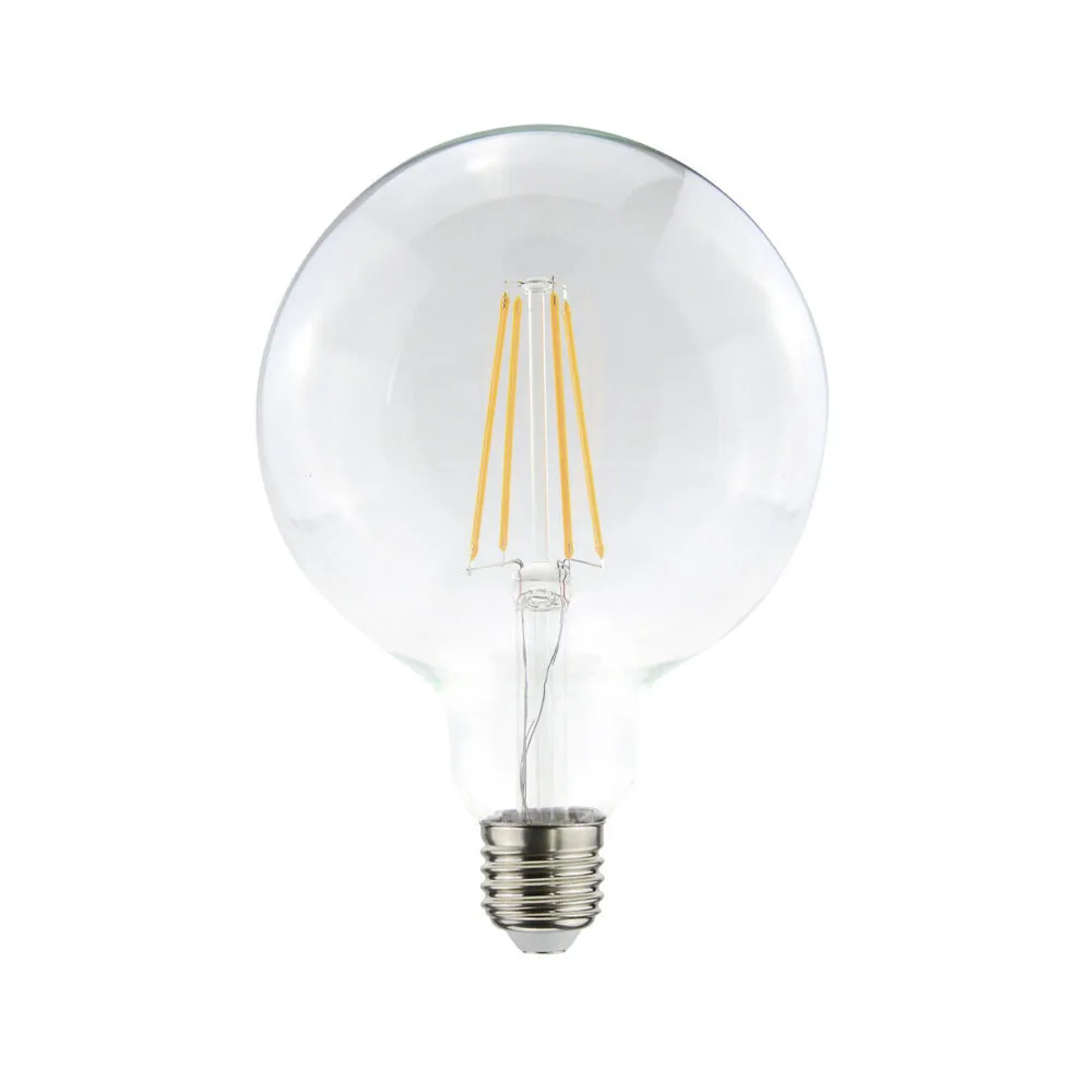 Airam Filament LED 3-trinns dimmering-Globe lyspære, klar, med minne, 125MM E27, 7W Airam