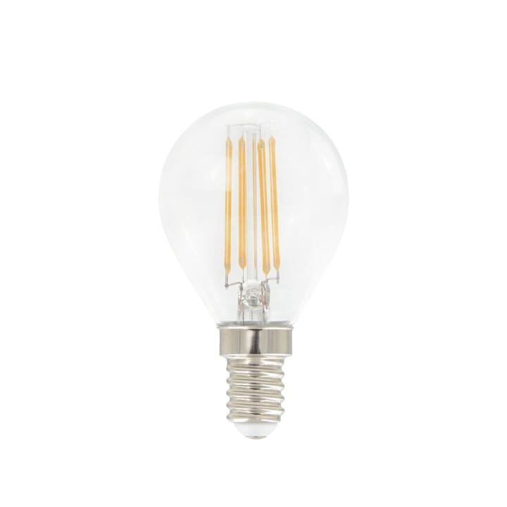 Airam Filament LED 3-trinns dimmering-Globe lyspære - klar, med minne, P45 E14, 5W - Airam