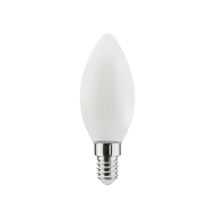 Airam Filament LED dim to warm-Kronelys lyspære - opal E14, 5W - Airam