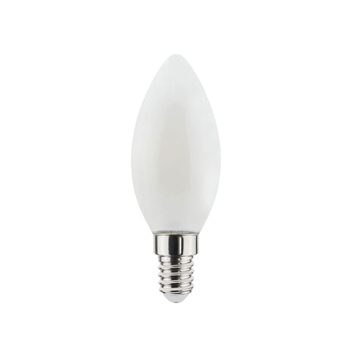 Airam Filament LED dim to warm-Kronelys lyspære - opal E14, 5W - Airam