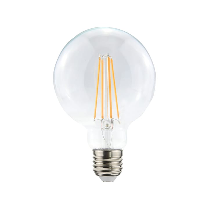 Airam Filament LED globe 95MM lyspære - klar, dimbar E27, 4W - Airam