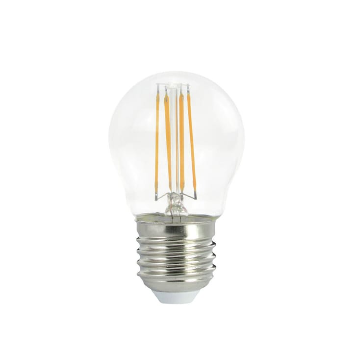 Airam Filament LED Globe E27 lyspære - klar, med minne, P45 E27, 5W - Airam
