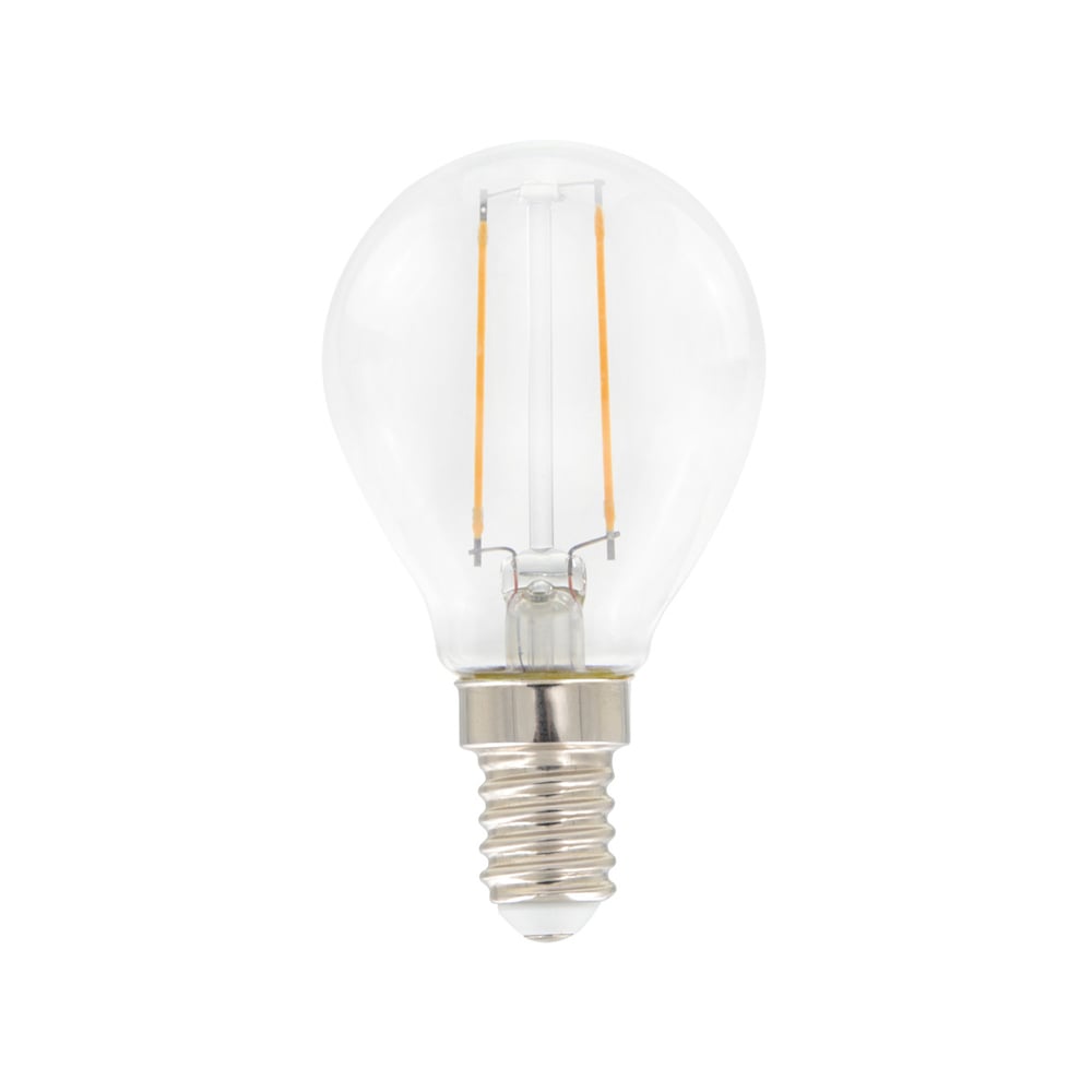 Airam Airam Filament LED globe lyspære klar, ikke dimbar E14, 2W