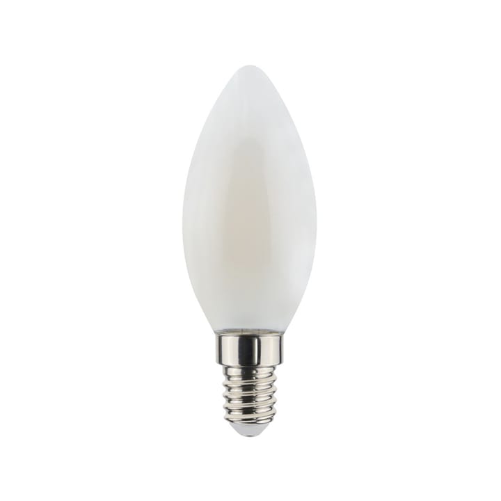 Airam Filament LED kronelys C37 lyspære - opal, dimbar E14, 5W - Airam