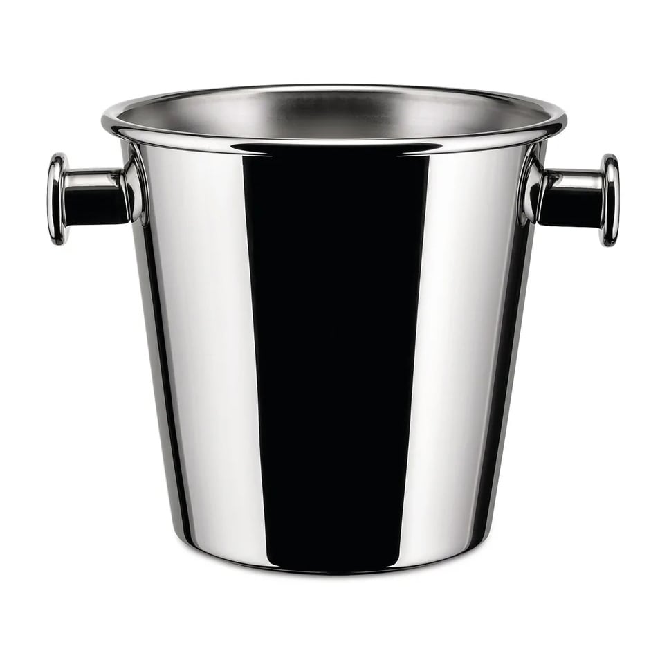 Alessi 5052 vinkjler rustfritt stål 2 flasker | Skandinavisk Design | Vinkjølere & Champagnekjølere | Sølv