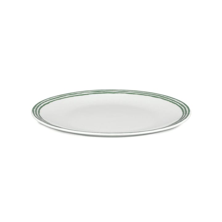 Acquerello tallerken Ø 20 cm - Hvit-grønn - Alessi