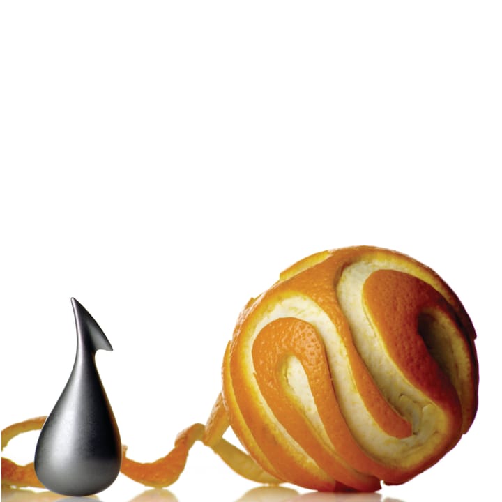 Apostrophe sitrus-skreller, mattpolert rustfritt stål Alessi